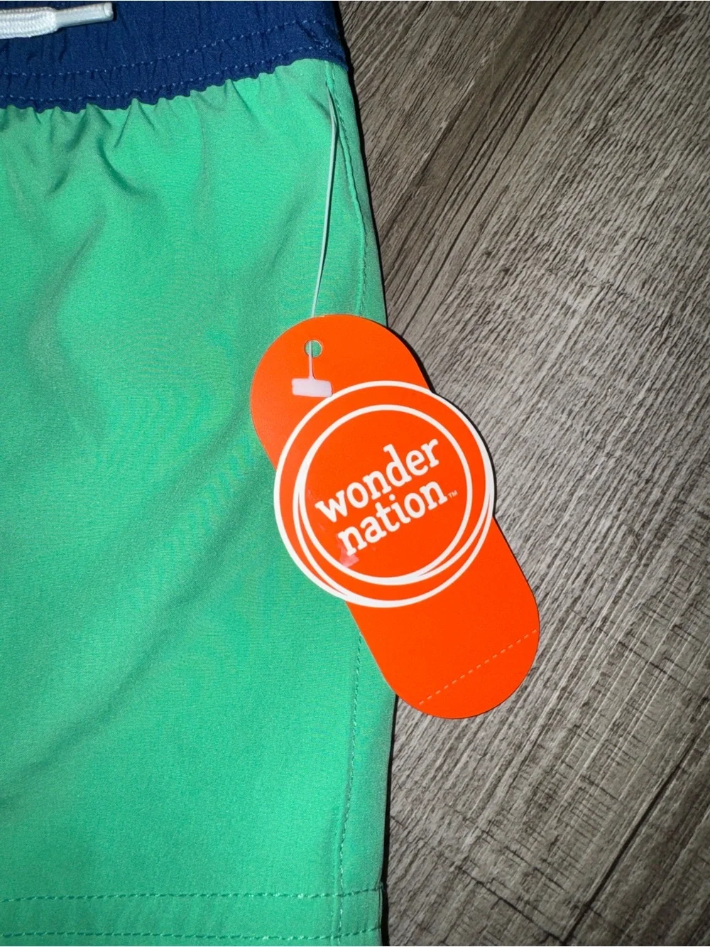 Wonder Nation Baby Boy Swim Trunks in Green Size 18 Months NEW